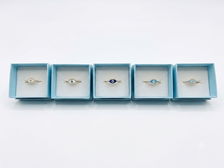 Evil Eye Eyelash Ring Small | The Harmony Store Ring