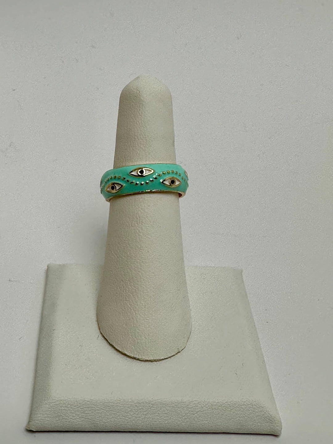 Evil Eye Solid Ring Adjustable | The Harmony Store Ring