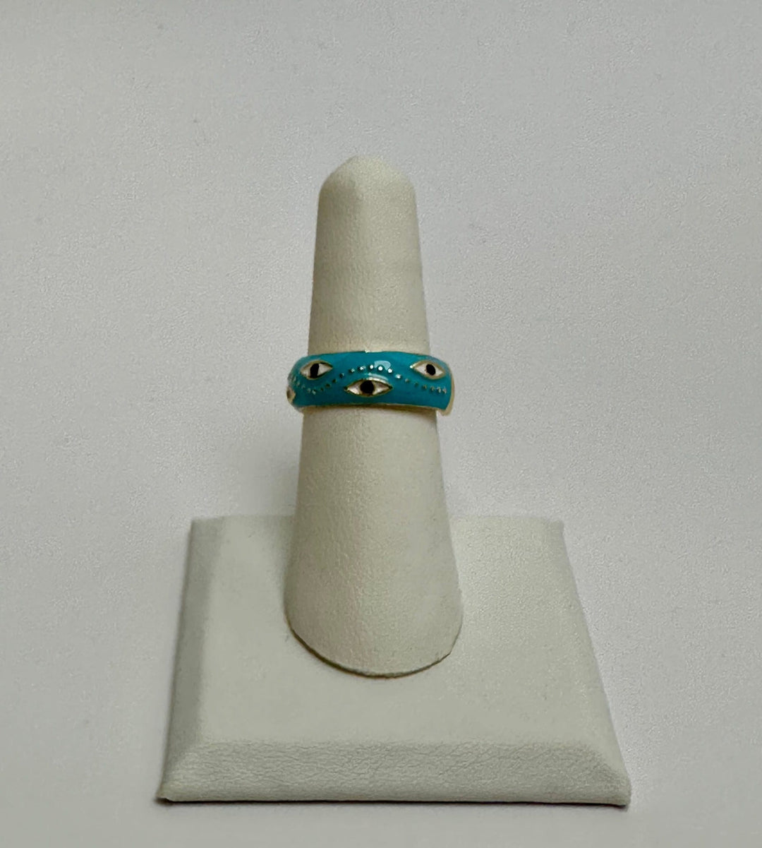 Evil Eye Solid Ring Adjustable | The Harmony Store Ring