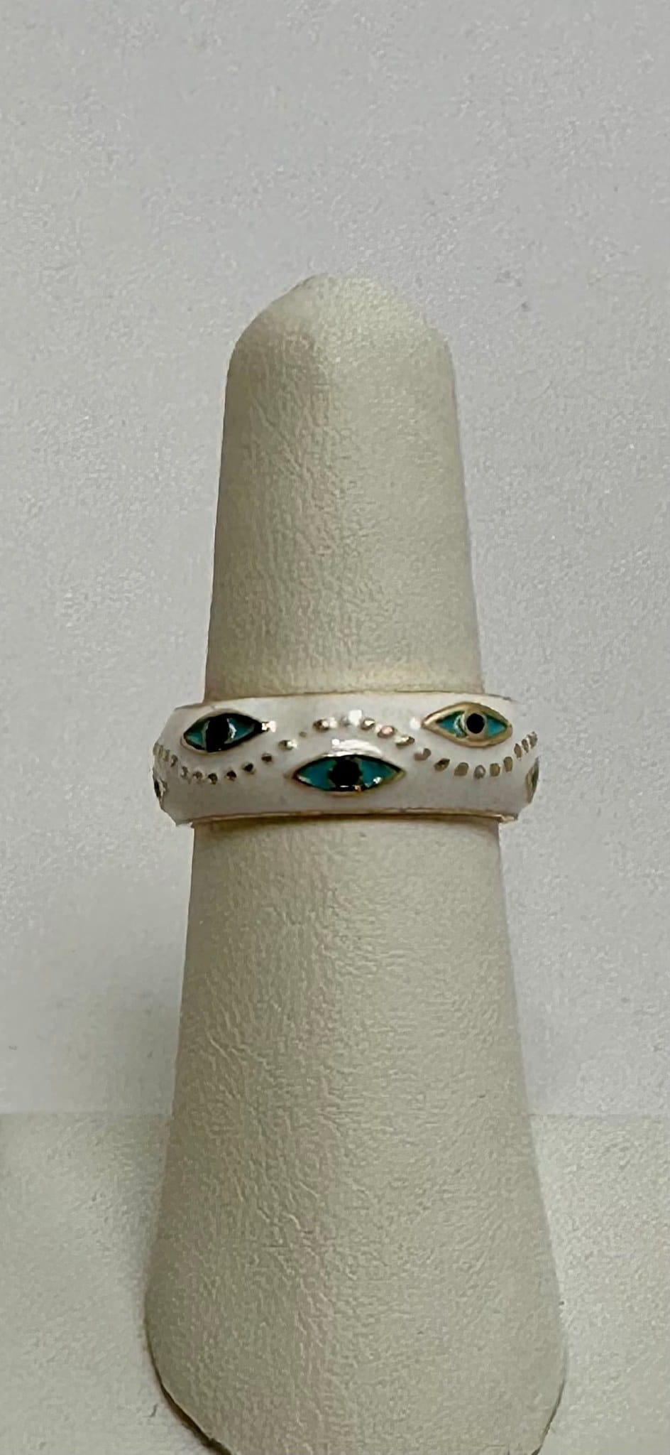 Evil Eye Solid Ring Adjustable | The Harmony Store Ring