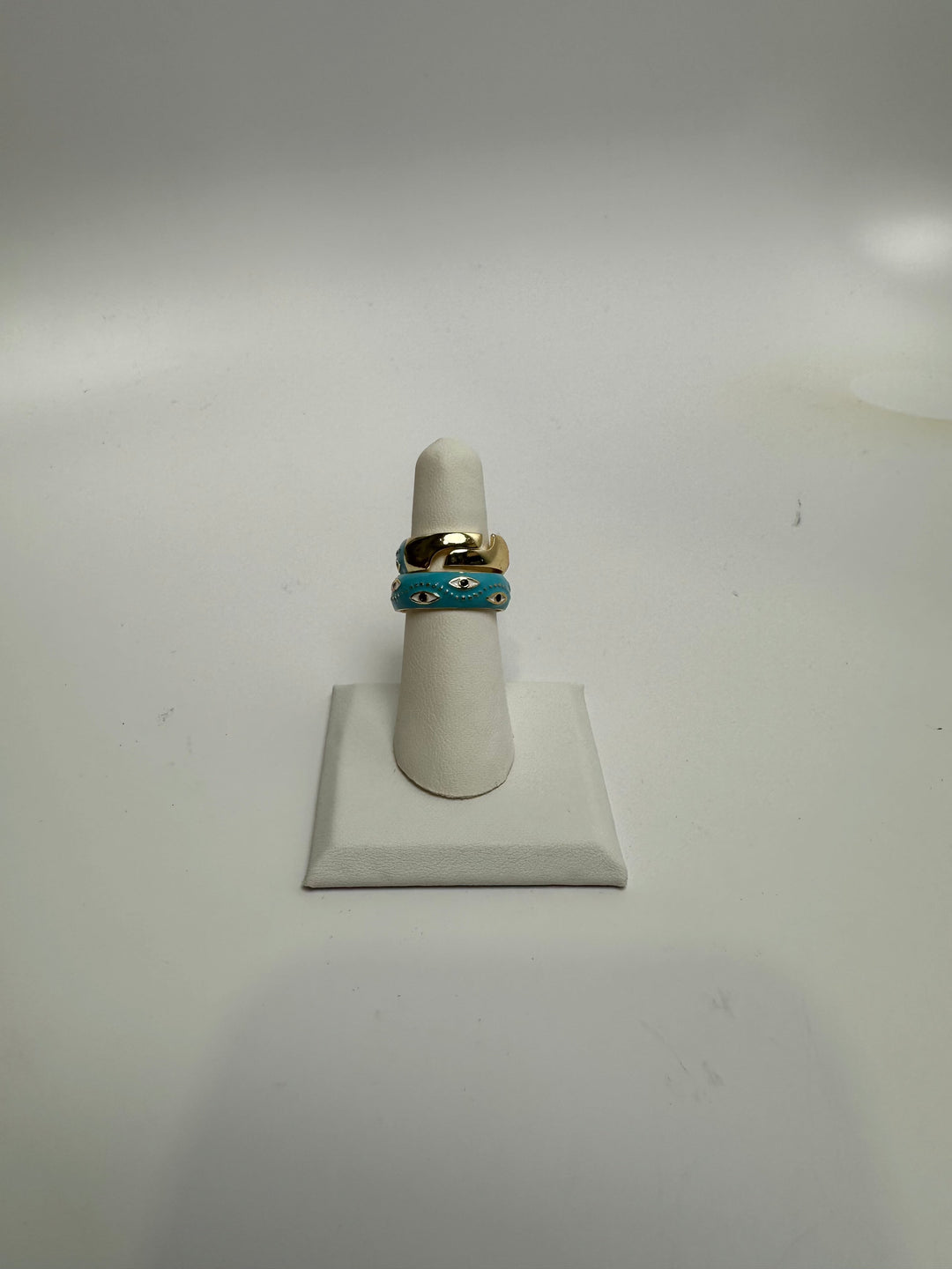 Evil Eye Ring Solid - Adjustable - The Harmony Store