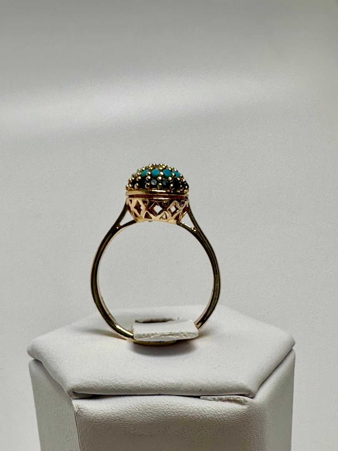 Evil Eye Umbrella Ring Adjustable | The Harmony Store Ring