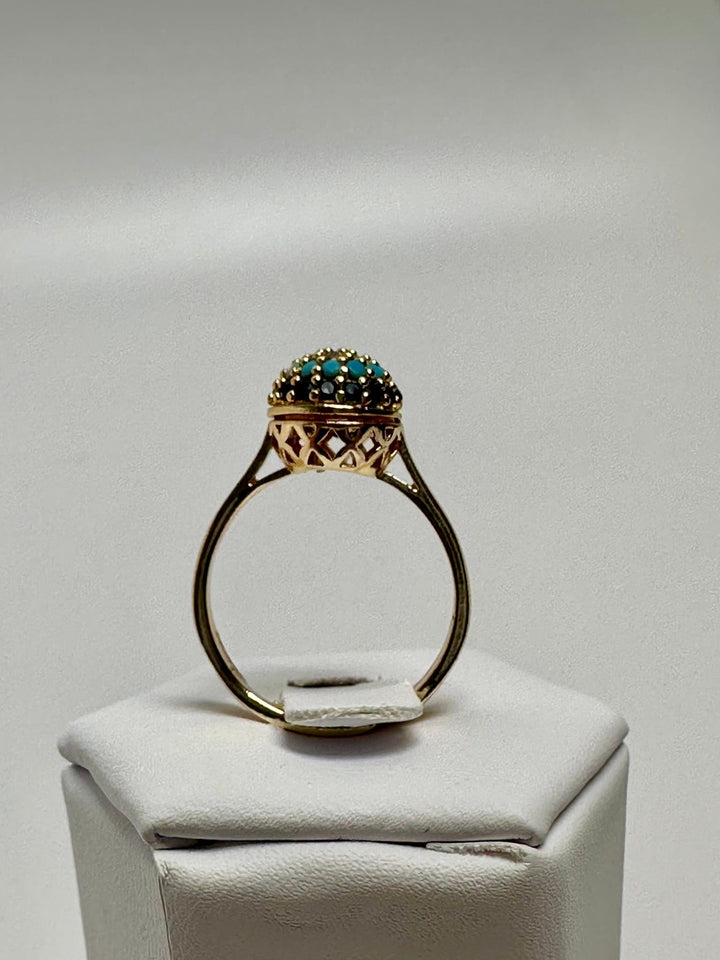 Evil Eye Umbrella Ring Adjustable | The Harmony Store Ring