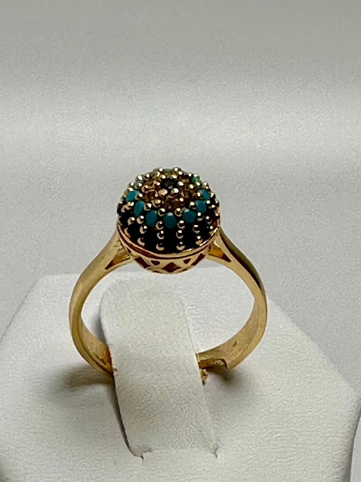 Evil Eye Umbrella Ring Adjustable | The Harmony Store Ring