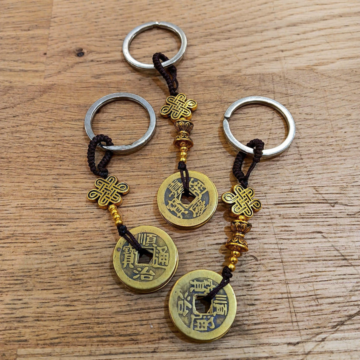 Feng Shui 5 Coin Keychain | The Harmony Store Feng Shui