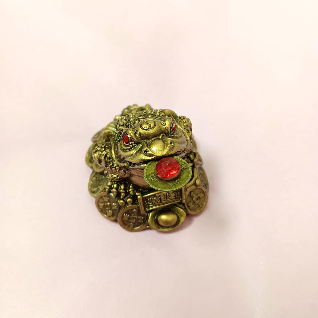 Feng Shui Money Frog Small | The Harmony Store Crystal Figurine