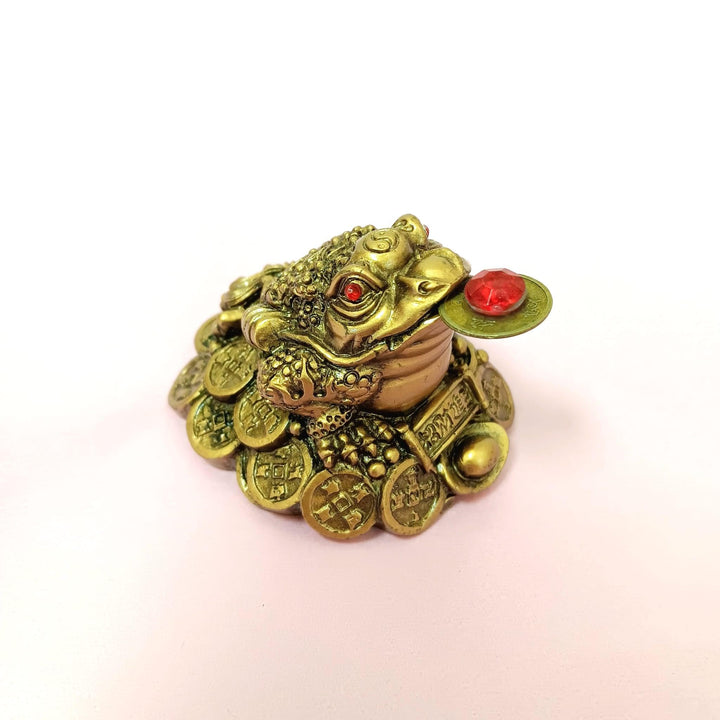 Feng Shui Money Frog Small | The Harmony Store Crystal Figurine