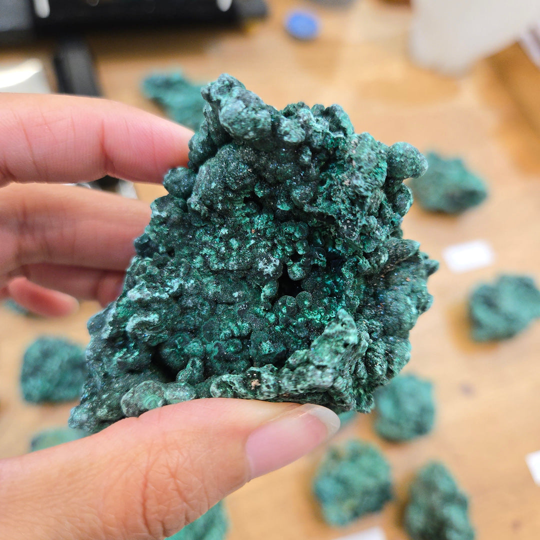Malachite Fibrous Natural | The Harmony Store Rough Stone