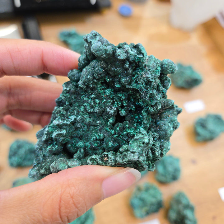 Malachite Fibrous Natural | The Harmony Store Rough Stone