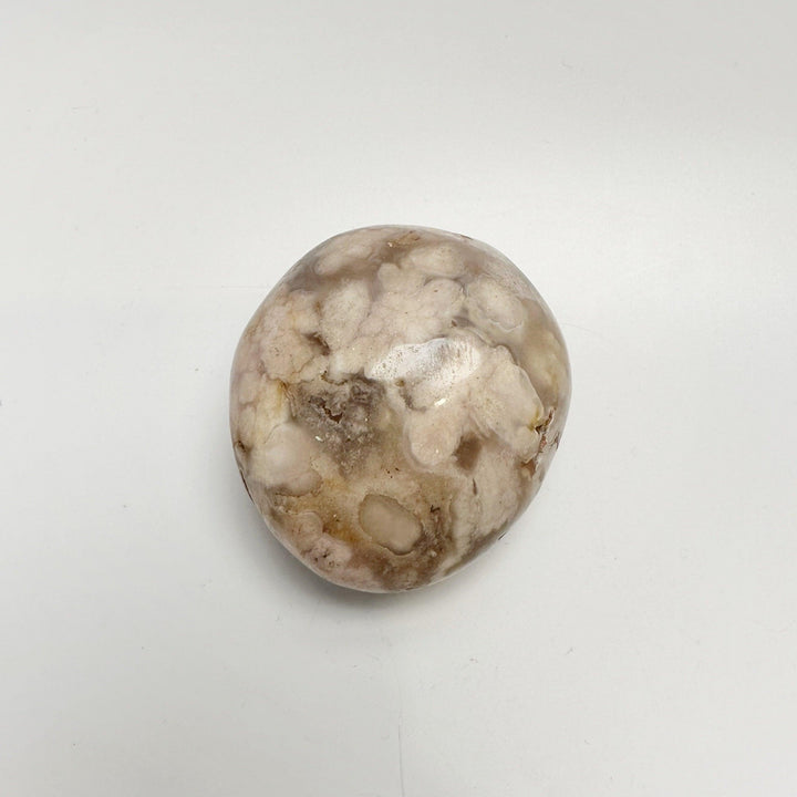 Flower Agate Palm Stone - The Harmony Store