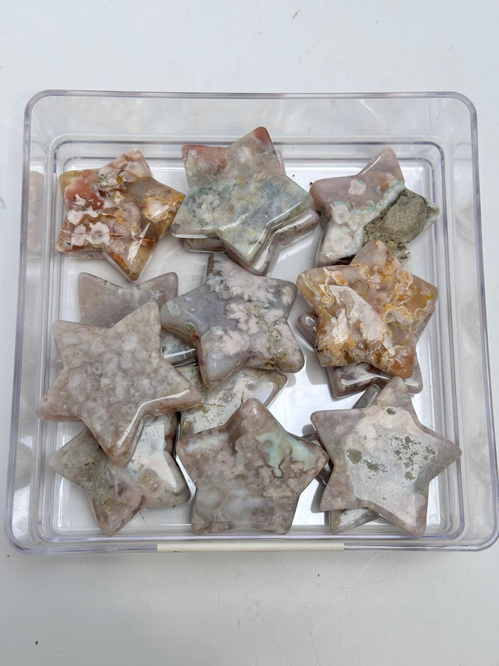 Flower Agate Star 2-Inch | The Harmony Store Star