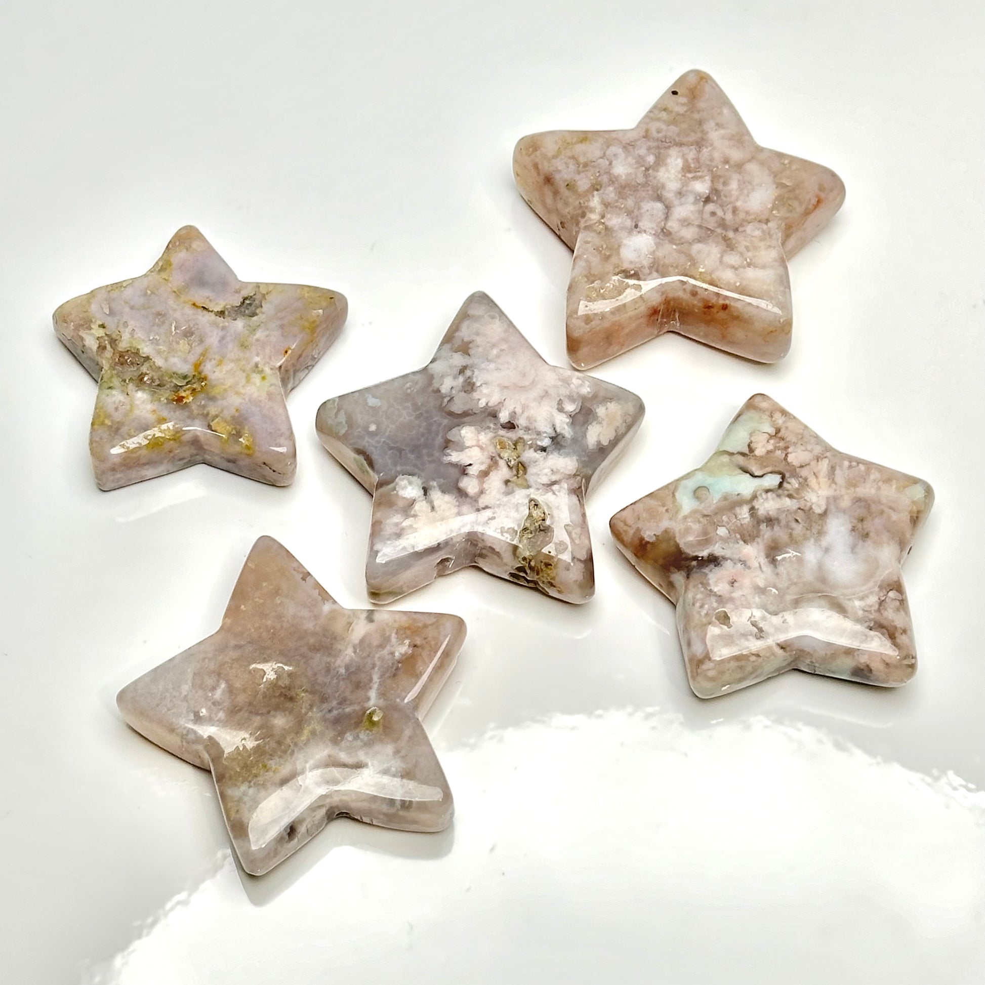Flower Agate-Star : 2" - The Harmony Store
