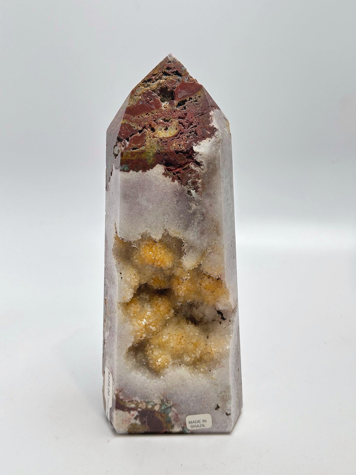 Flower Agate Tower from Brazil