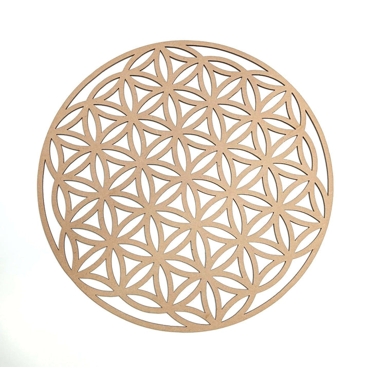 Flower of Life Crystal Grid Plaque | The Harmony Store Flower of Life