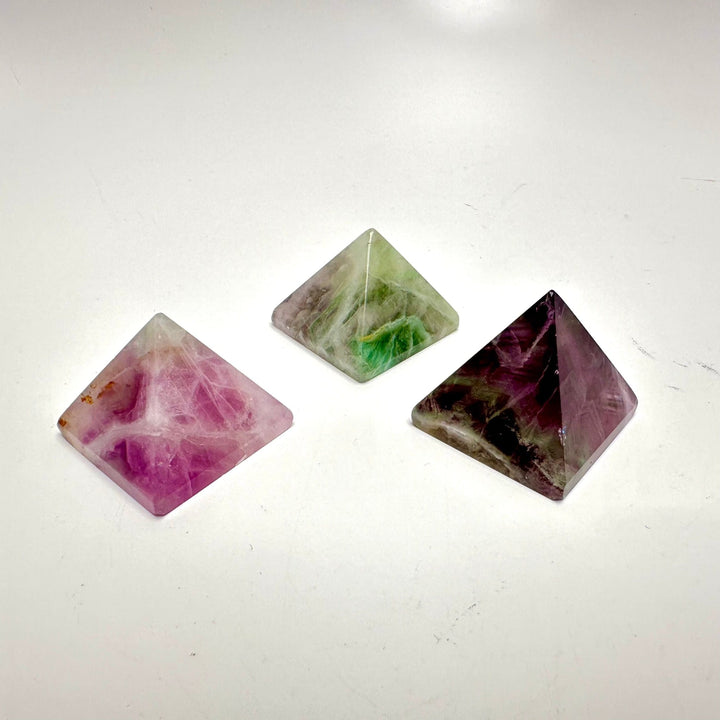 Fluorite Mini Pyramid 1" | The Harmony Store Crystal Pyramid