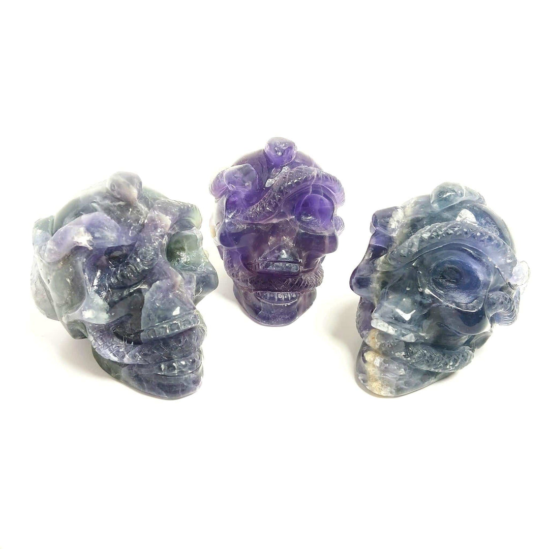 Fluorite Skull 3-Inch | The Harmony Store Skull