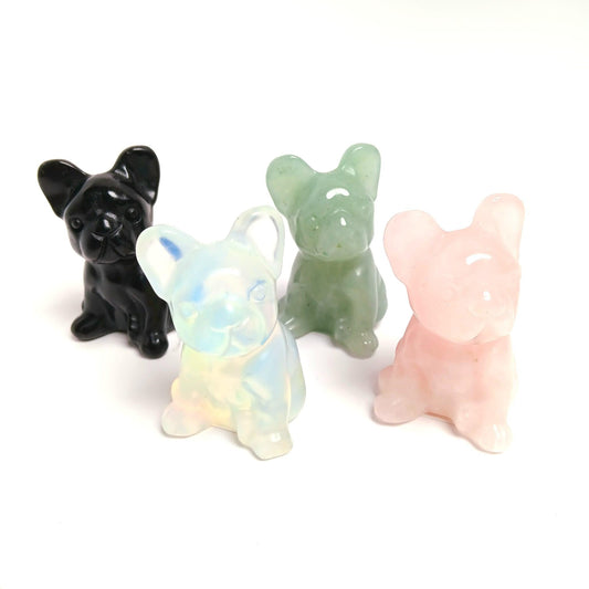 French Bulldog Crystal Figurine 3" - The Harmony Store
