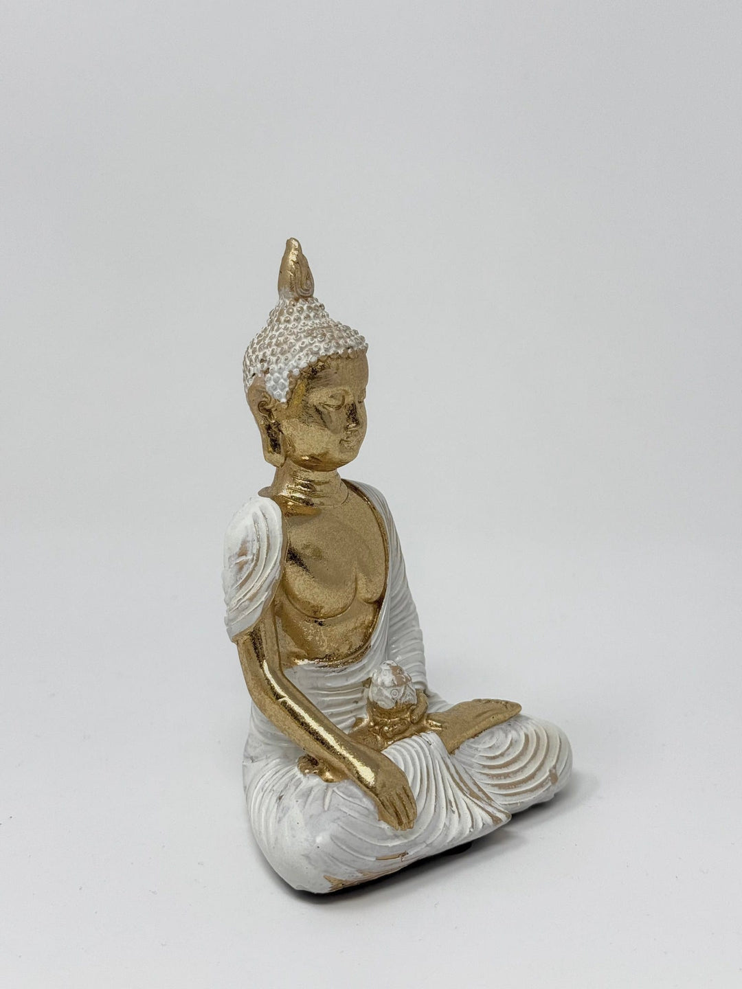 Gold Buddha Figurine 5-Inch | The Harmony Store Statue