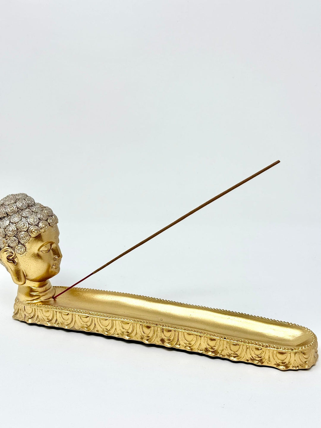Gold Buddha Incense Burner 9-Inch | The Harmony Store Incense Holder