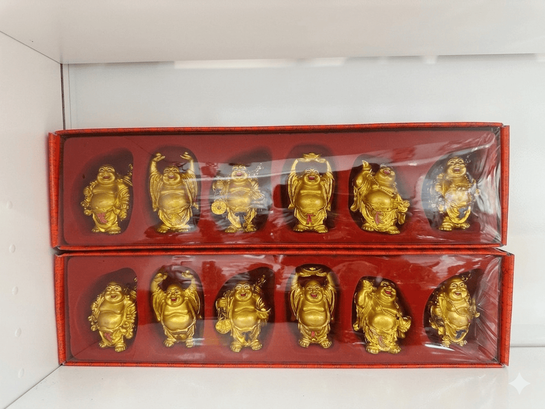 Gold Mini Buddha Statue Set | The Harmony Store Statue