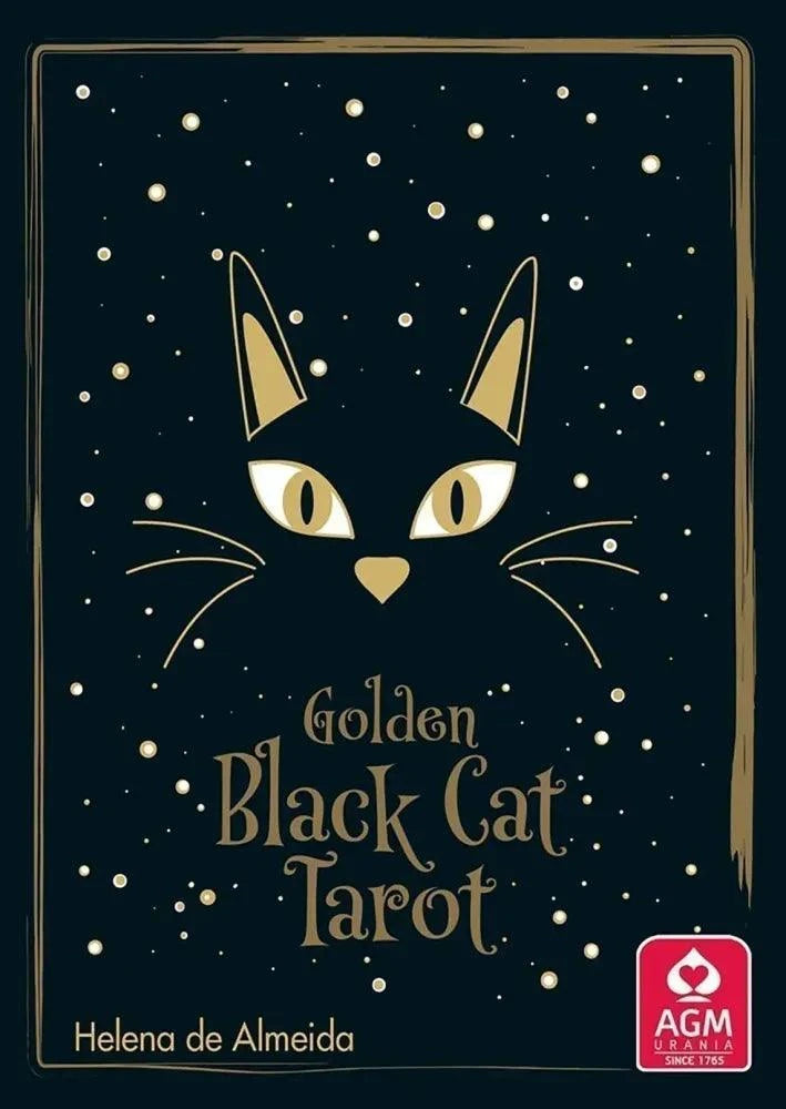Golden Black Cat Tarot Deck | The Harmony Store Tarot Deck