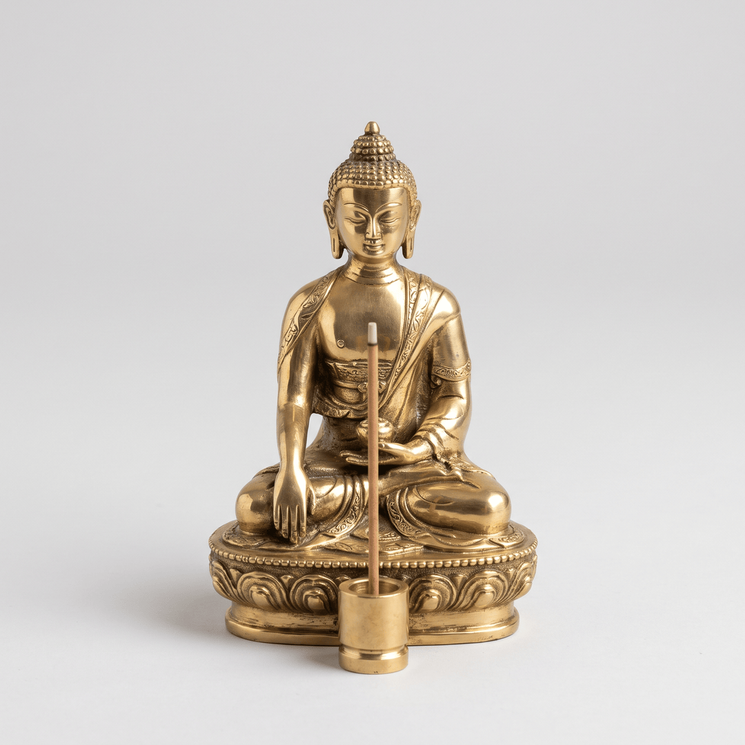 Golden Buddha Incense Holder | The Harmony Store Incense Holder