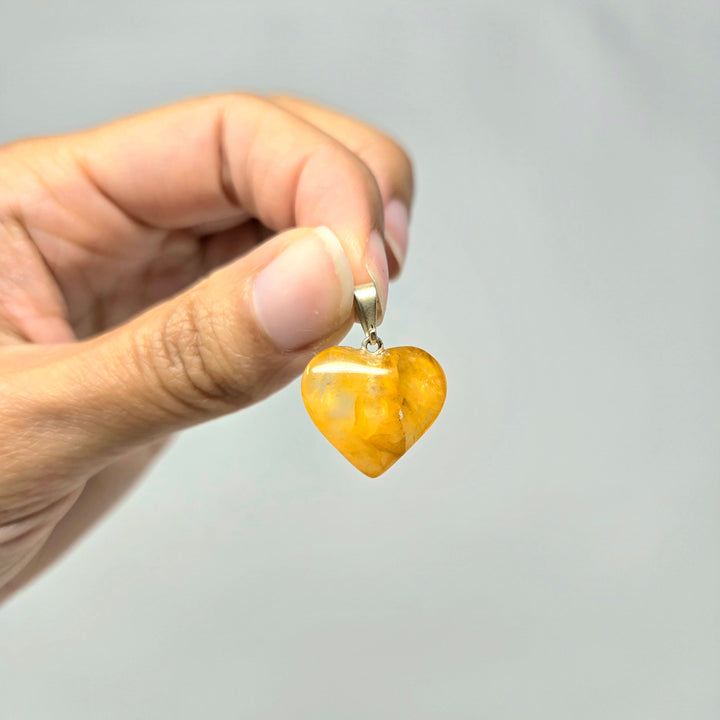 Golden Healer Heart Pendant Brazil XS | The Harmony Store Pendant