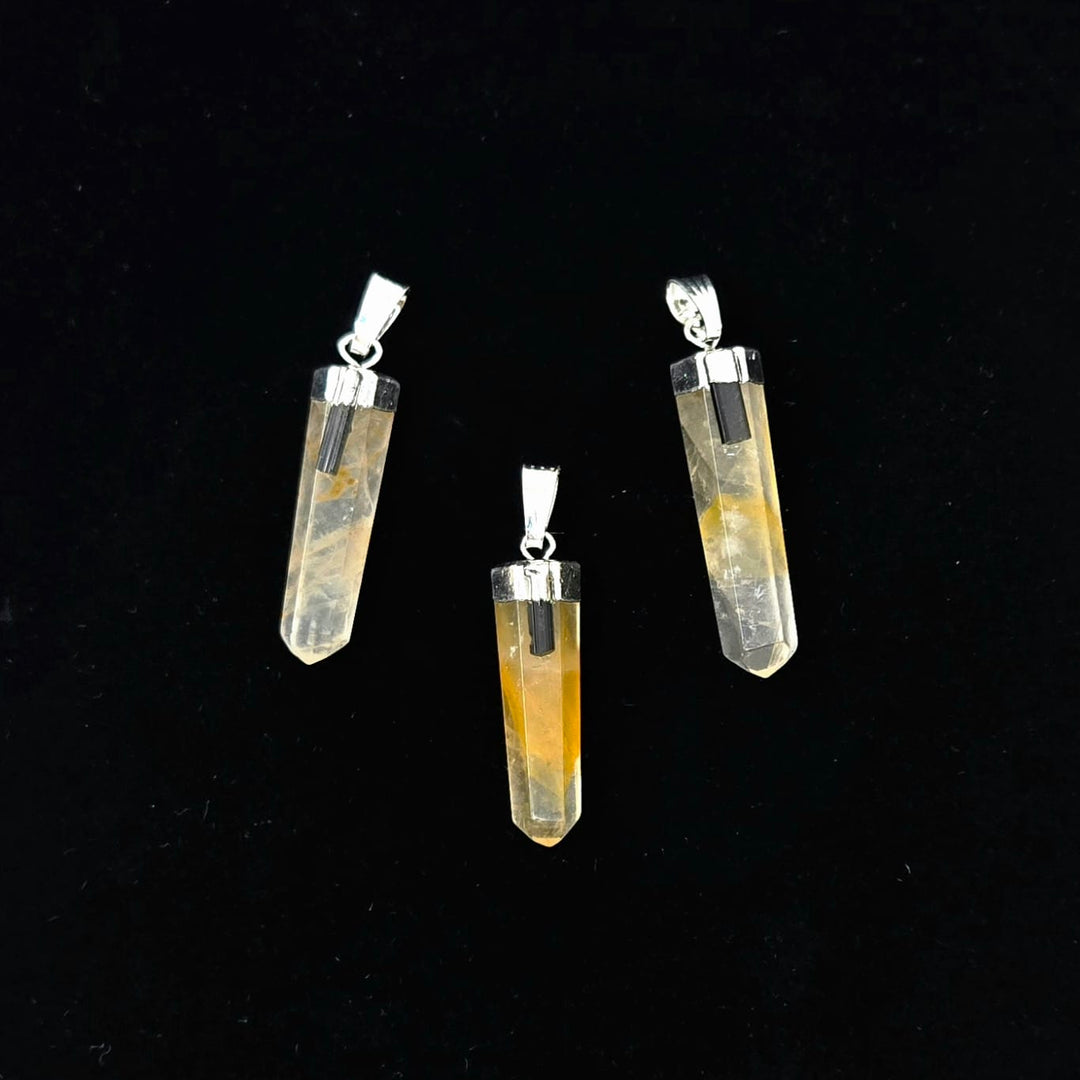 Golden Healer Point Pendant Tourmaline | The Harmony Store Pendant