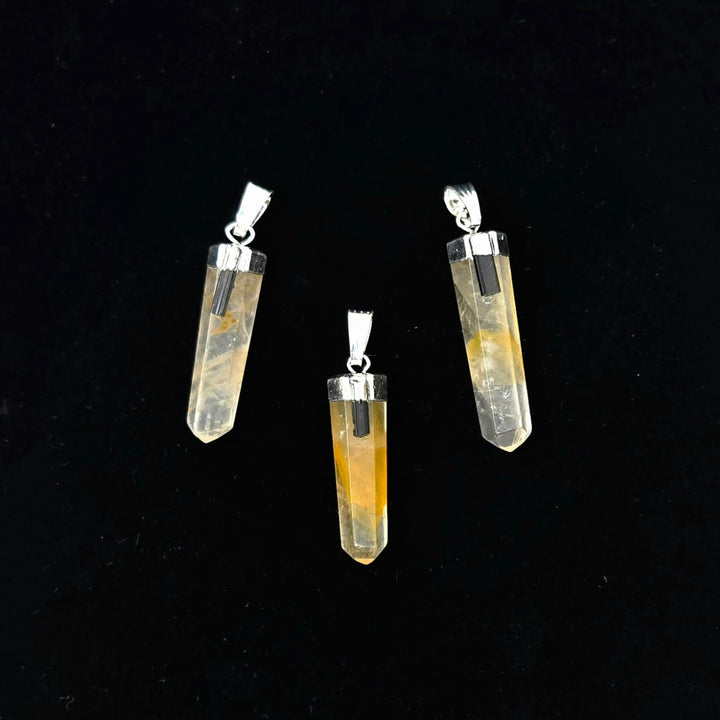 Golden Healer Point Pendant Tourmaline | The Harmony Store Pendant