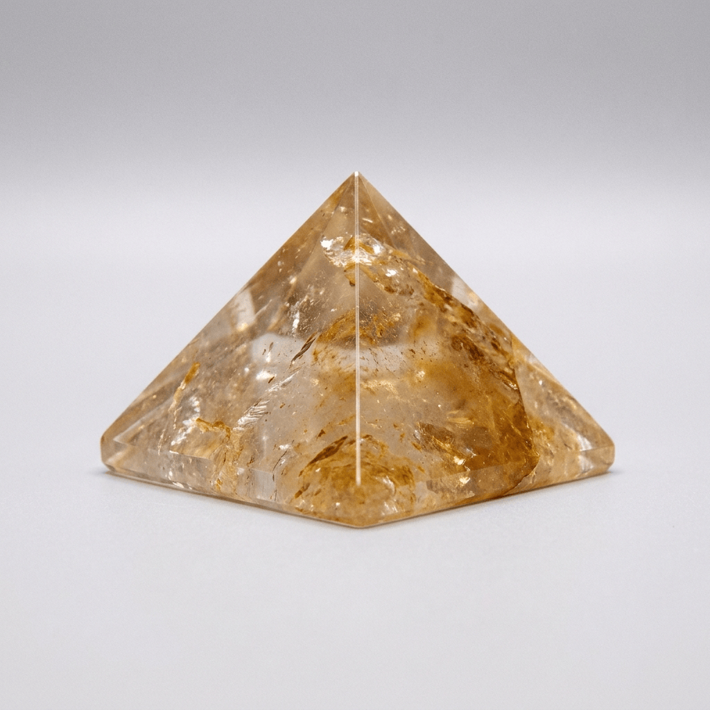 Golden Healer Quartz Pyramid | The Harmony Store Pyramid