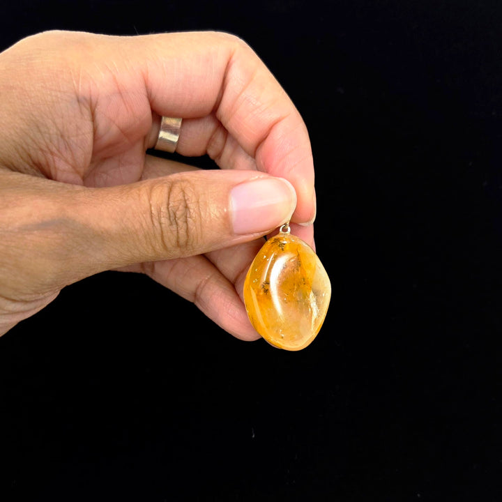 Golden Healer Tumbled Pendant | The Harmony Store Pendant