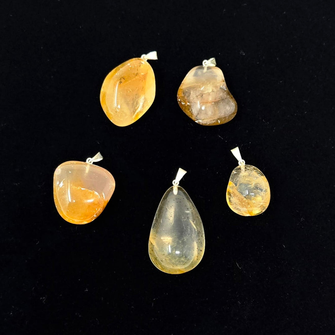 Golden Healer Tumbled Pendant | The Harmony Store Pendant