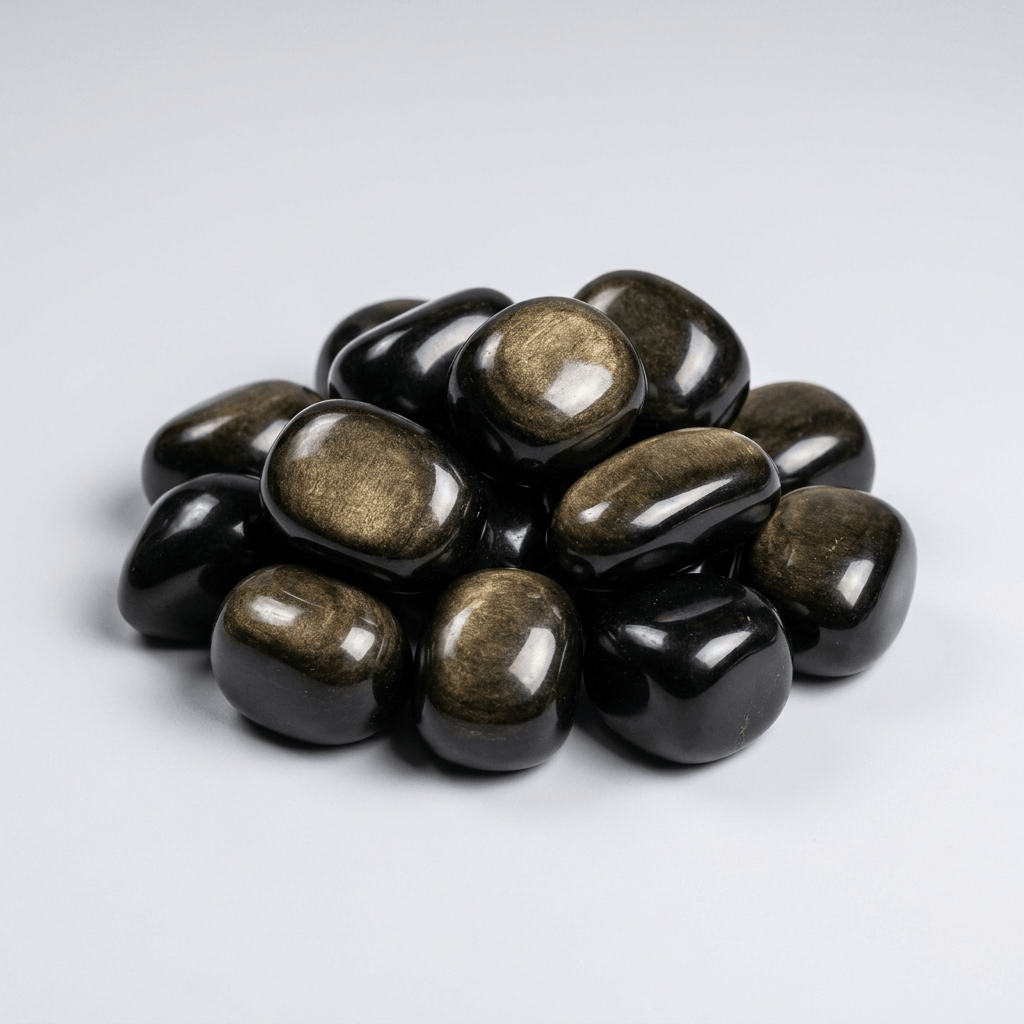 Golden Obsidian Tumbled Stone | The Harmony Store Tumbled Stone
