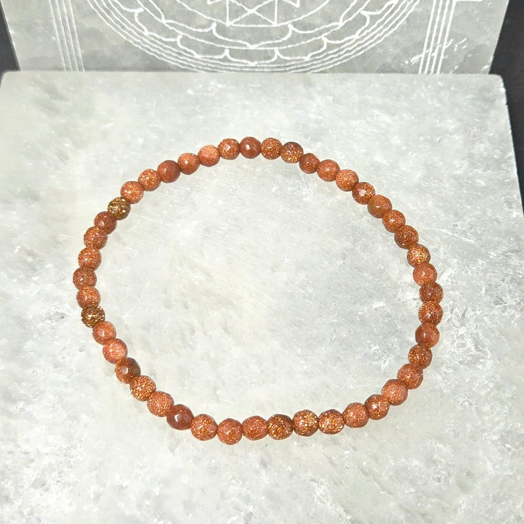 Goldstone Faceted Bracelet | The Harmony Store Bracelet