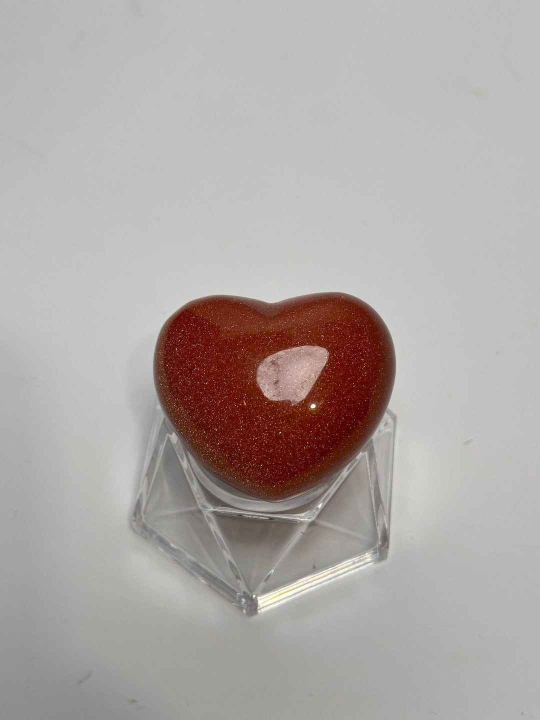 Goldstone Heart Crystal | The Harmony Store Heart