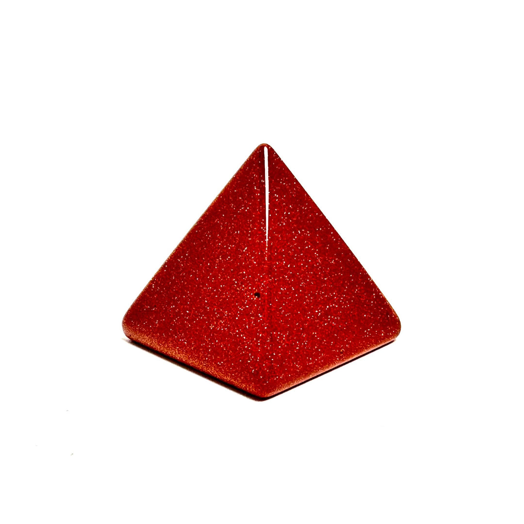 Goldstone Pyramid 1" - The Harmony Store