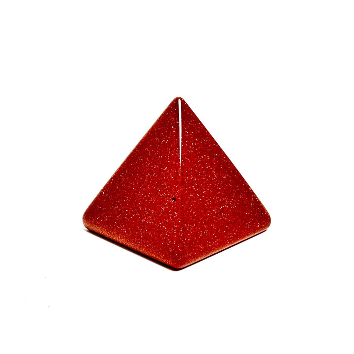 Goldstone Pyramid 1" - The Harmony Store