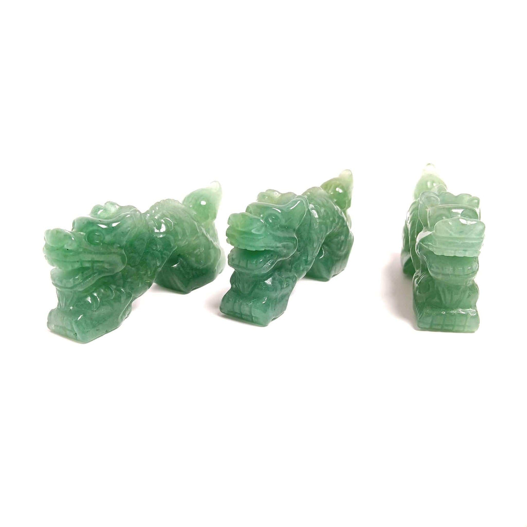 Green Aventurine Dragon Figurine 2 inch | The Harmony Store
