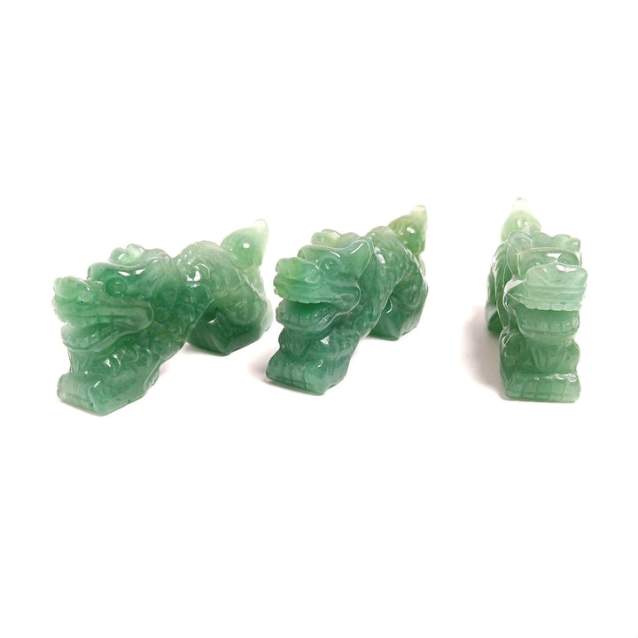 Green Aventurine Dragon Figurine 2 inch | The Harmony Store