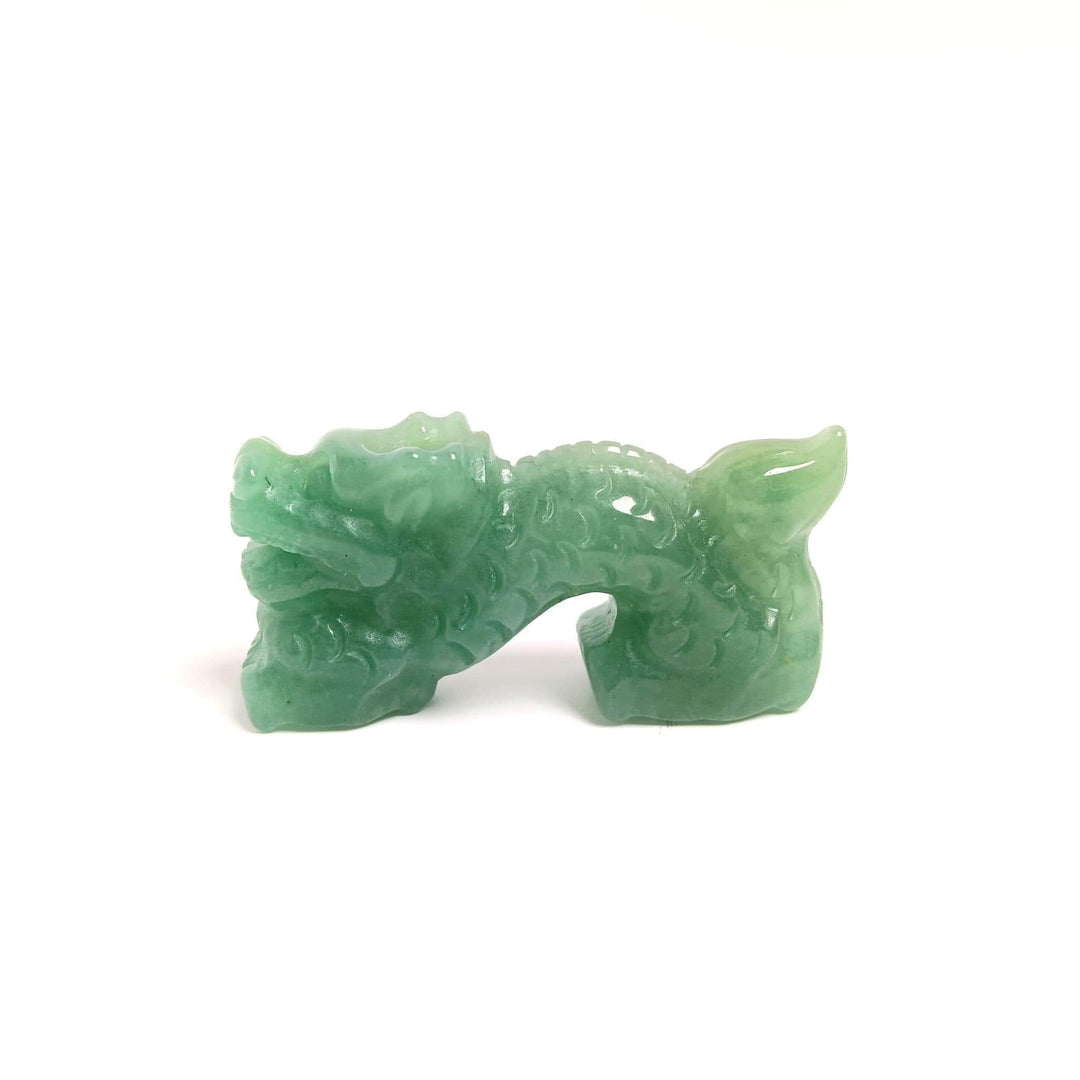 Green Aventurine Dragon Figurine 2 inch | The Harmony Store