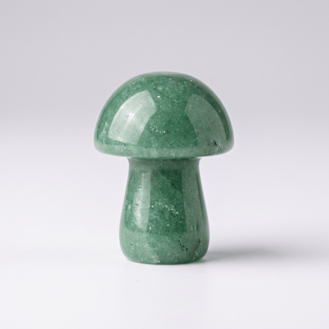 Green Aventurine Mushroom Carving | Harmony Store Carving