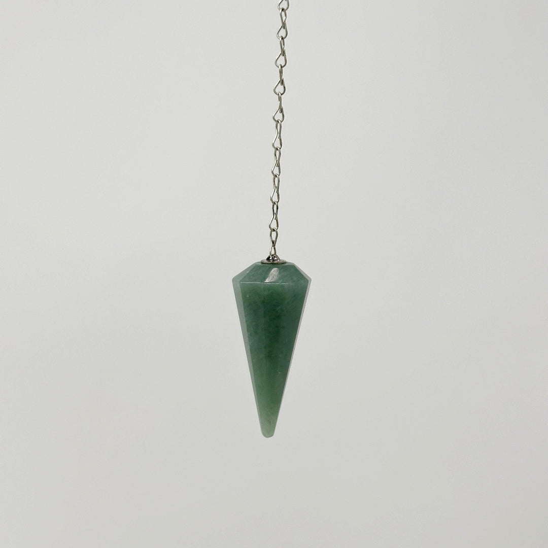 Green Aventurine Premium Pendulum | The Harmony Store Crystal Pendulum
