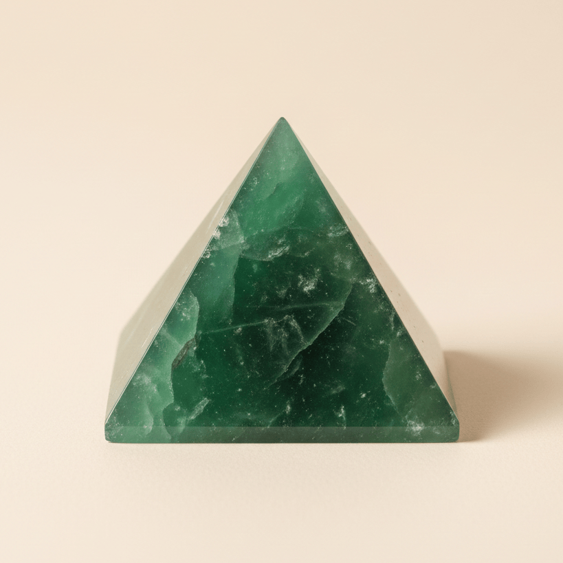 Green Aventurine Pyramid | Abundance Crystal Green Aventurine