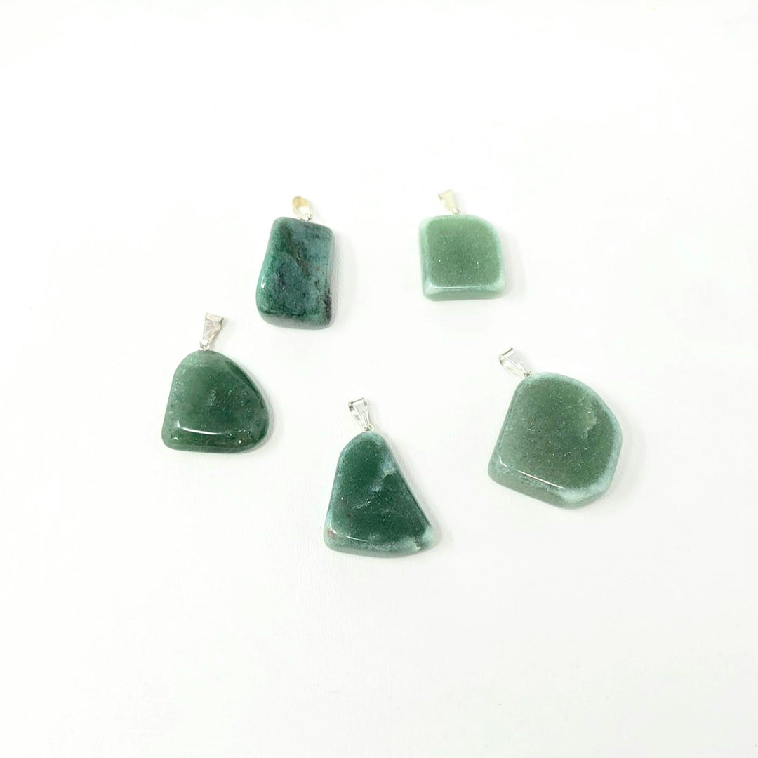 Green Aventurine Tumbled Pendant | The Harmony Store Pendant