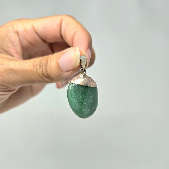 Green Aventurine Tumbled Pendant | The Harmony Store Pendant