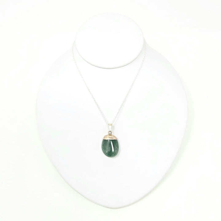 Green Aventurine Tumbled Pendant | The Harmony Store Pendant