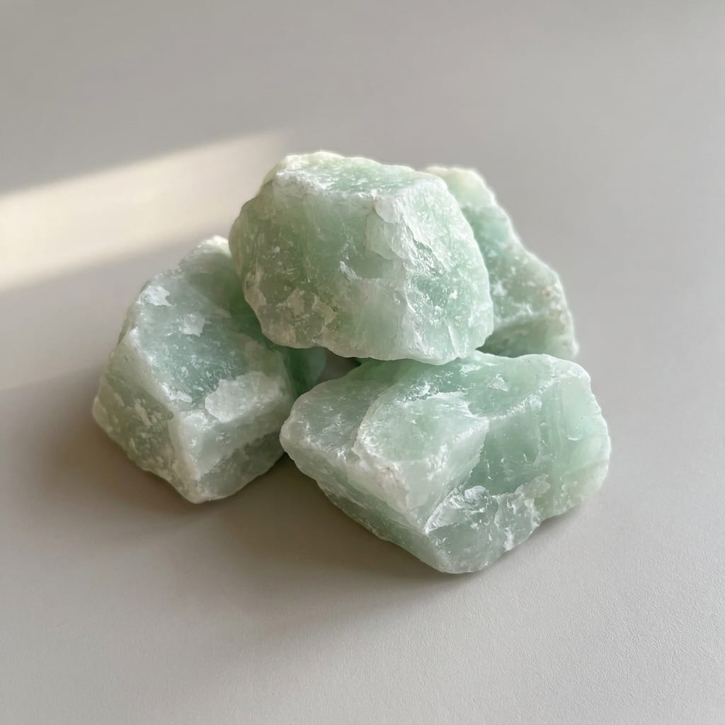 Green Calcite Rough | Raw Heart Chakra Stone Rough
