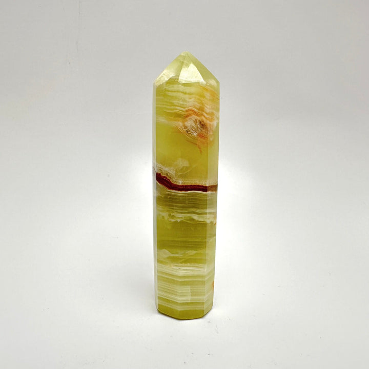 Green Onyx Obelisk Pakistan 3-4 Inch | The Harmony Store Tower