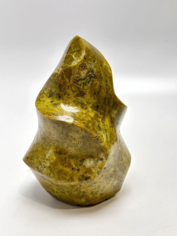 Green Opal Flame Madagascar | The Harmony Store Carving