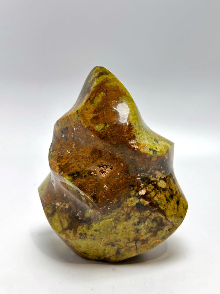 Green Opal Flame Madagascar | The Harmony Store Carving